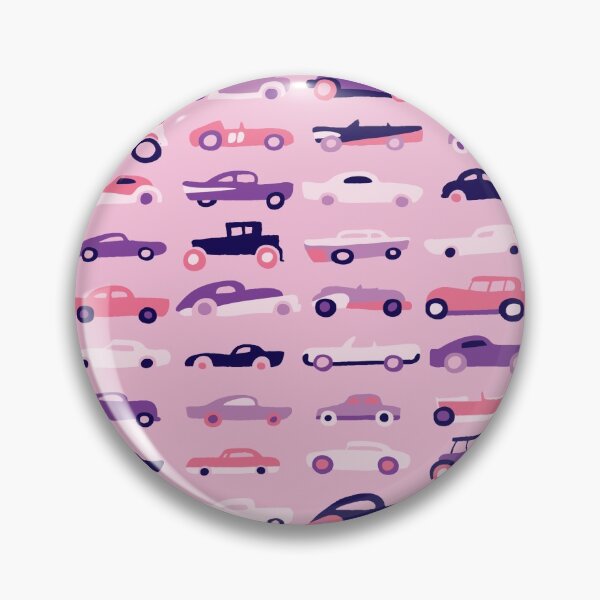 Item preview, Classic Cars Pink Repeating Pattern designed and sold by NiceButton.