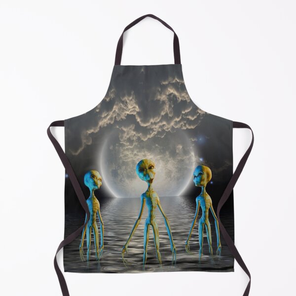 Item preview, Three aliens on water planet designed and sold by rolffimages.