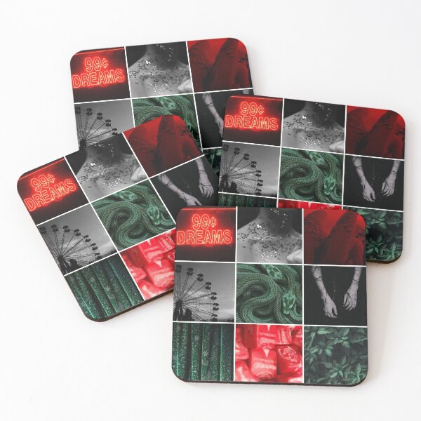 Item preview, Green, Grey and Red Moodboard designed and sold by feardeargcrafts.