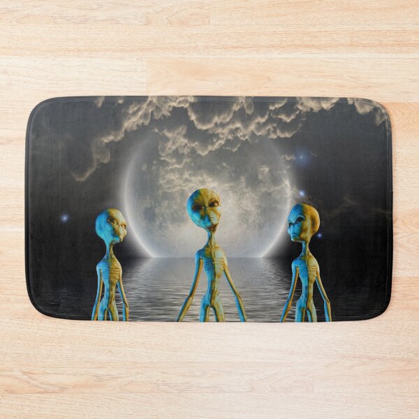 Item preview, Three aliens on water planet designed and sold by rolffimages.