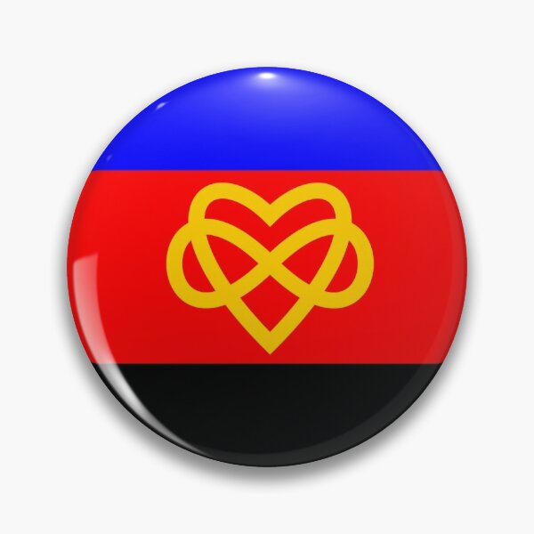 Polyamory flag Pin