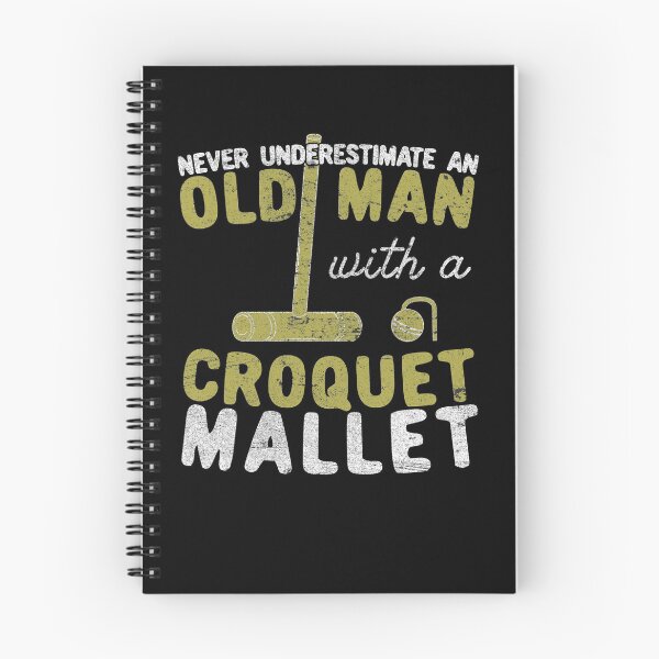 Item preview, Never Underestimate An Old Man with a Croquet Mallet designed and sold by Dan66.