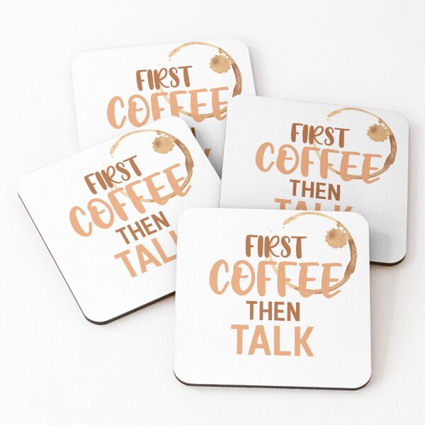 Item preview, Coffee first, then talk designed and sold by svenjakruchten.