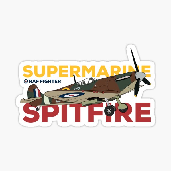 Vista previa del artículo con la obra «Spitfire Supermarino», diseñado y vendido por Prakosa-G.