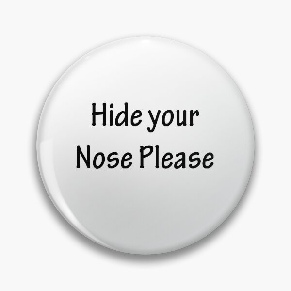 Item preview, Hide your nose funny face mask designed and sold by smailjr.