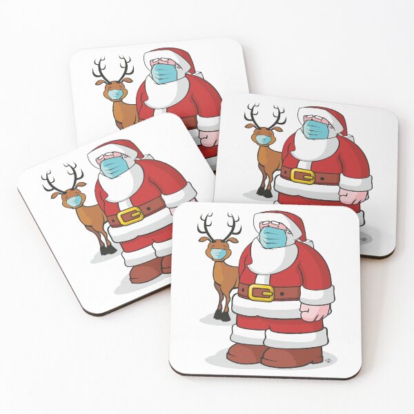 Item preview, Santa and Rudolf in 2020 designed and sold by jamieleeart.