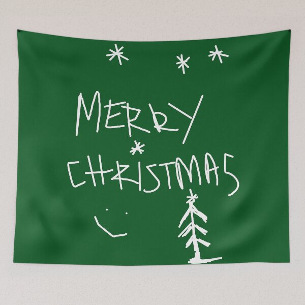 Item preview, merry christmas personalized hand drown sketch designed and sold by WOWSOMETHINGNEW.