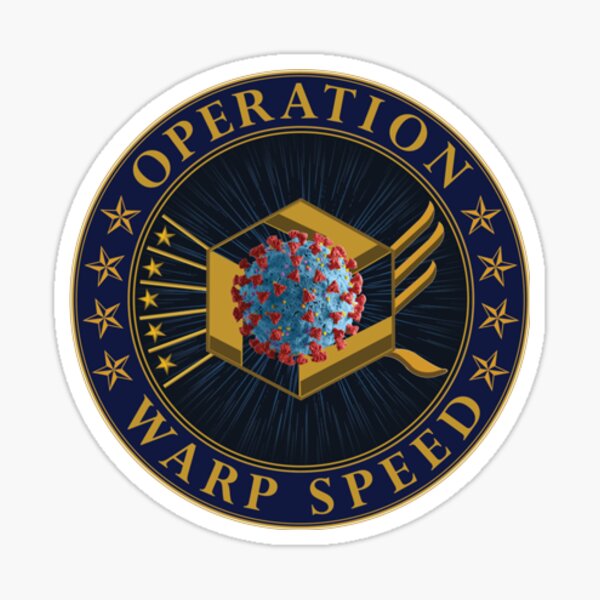 Operation Warp Speed Logo Sticker