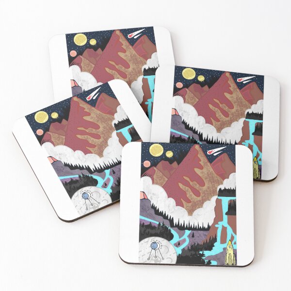 Item preview, Mountains in space designed and sold by Catherine  Milchard.
