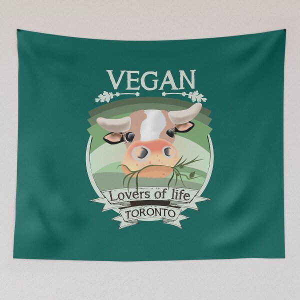 Item preview, Vegan - Lovers of life_Toronto (light lettering) designed and sold by Arteria Mix.