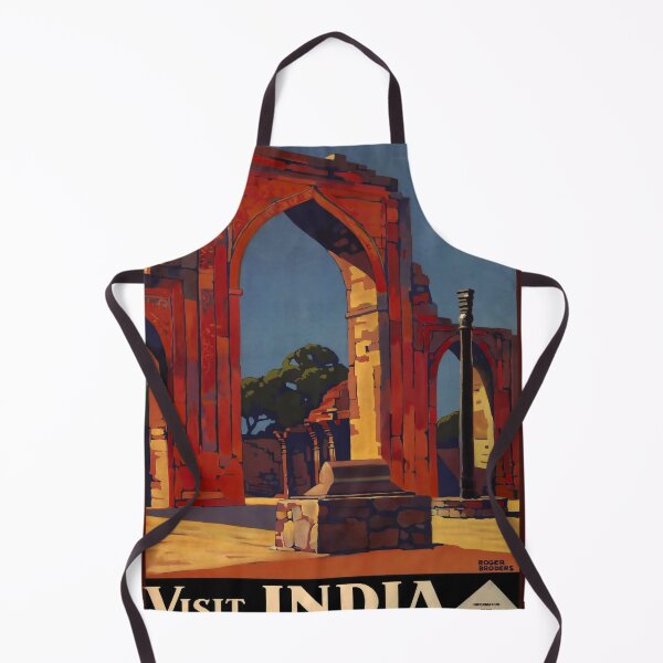 Item preview, retro classic Delhi India poster designed and sold by CorasPosters.