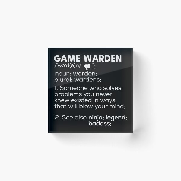 Item preview, Relax The Game Warden Is Here designed and sold by Teelogic.