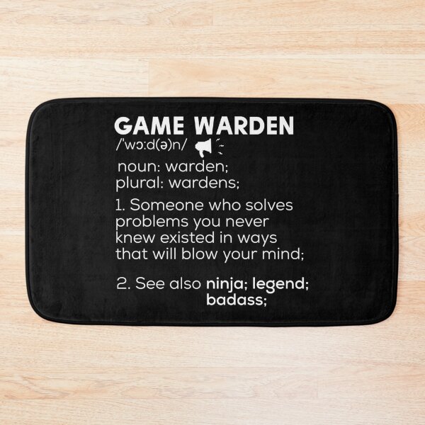 Item preview, Relax The Game Warden Is Here designed and sold by Teelogic.