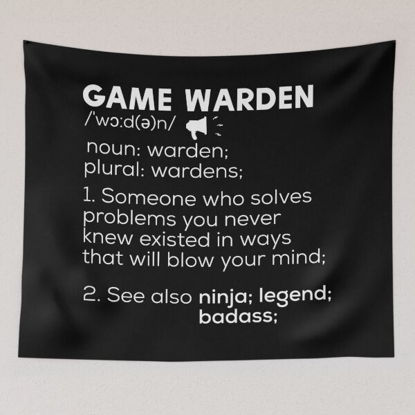 Item preview, Relax The Game Warden Is Here designed and sold by Teelogic.