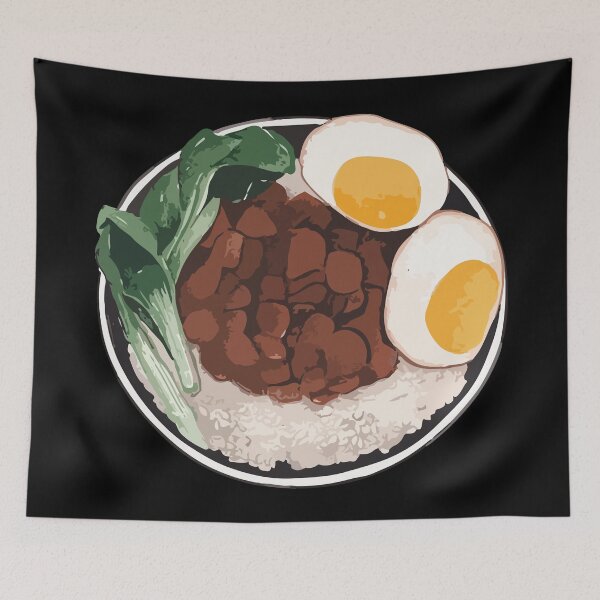 Item preview, Rice Bowl Meat Egg Vegetable designed and sold by TeriRobbins.