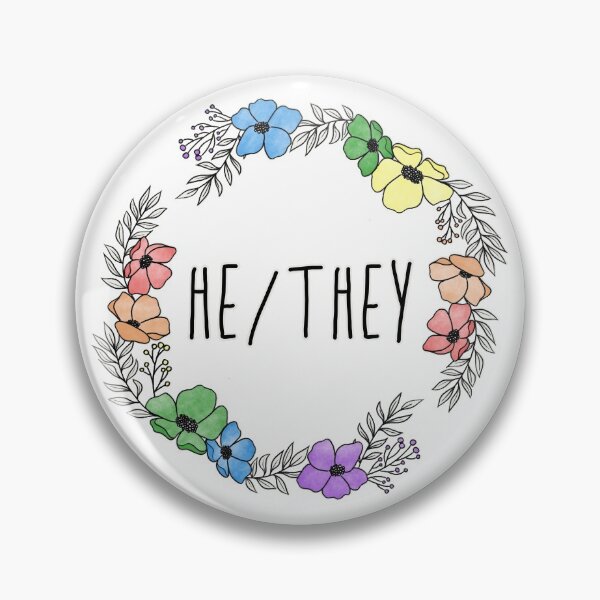 Item preview, He/They - LGBTQ+ Flag designed and sold by autumn-leave.