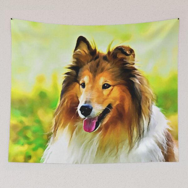 Item preview, Rough Collie (Painting) designed and sold by cmphotographs.
