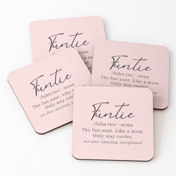 Item preview, Funtie The Fun Aunt Like A Mom Only Cooler designed and sold by ThreadsNouveau.