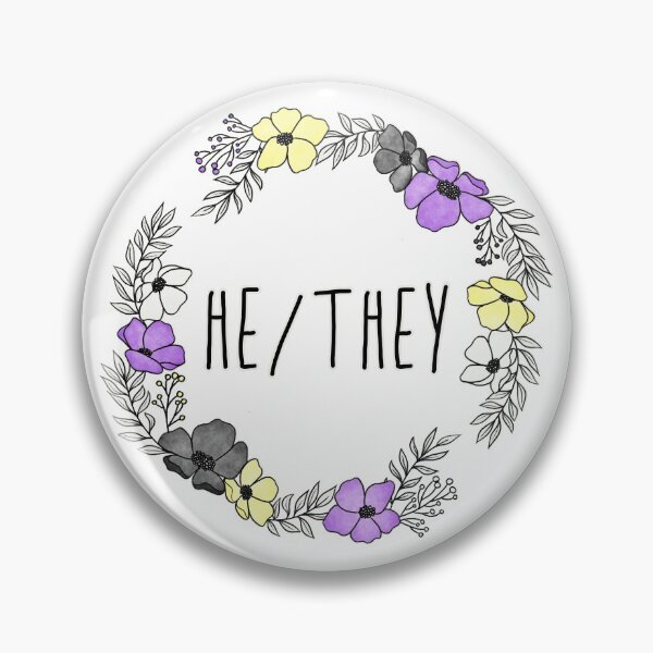 Item preview, He / They - Nonbinary Flag designed and sold by autumn-leave.