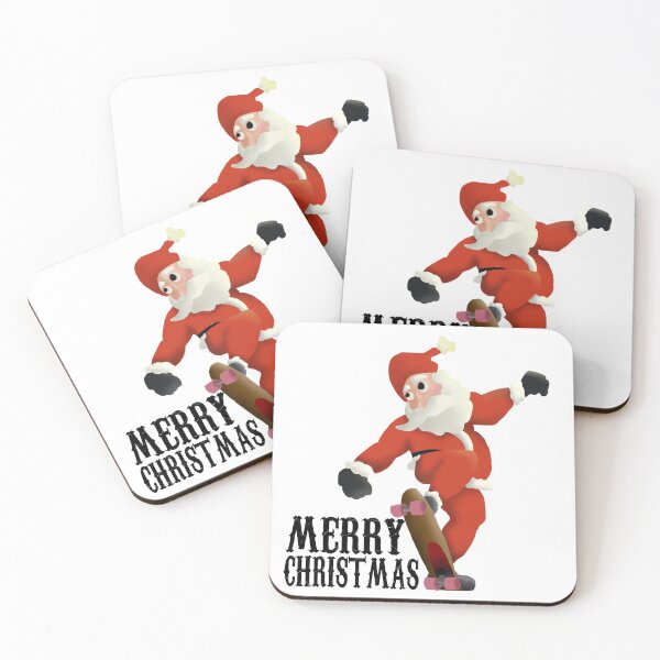 Item preview, Cute Santa riding his Skate designed and sold by Store Artilia.