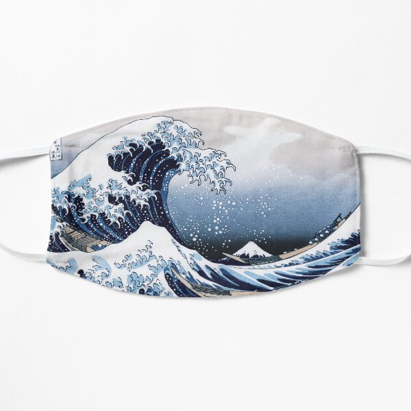 Great Wave Off Kanagawa Flat Mask