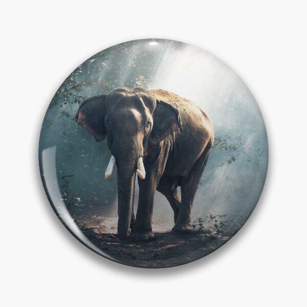 Item preview, Forest Sunrise Roaming Elephant  designed and sold by Alladin7.