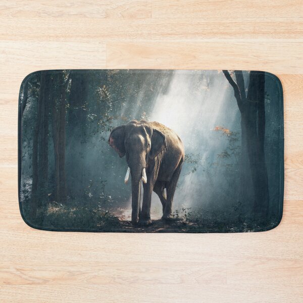 Item preview, Forest Sunrise Roaming Elephant  designed and sold by Alladin7.