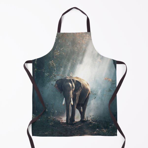 Item preview, Forest Sunrise Roaming Elephant designed and sold by Alladin7.