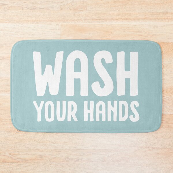 Item preview, Wash your hands - blue designed and sold by La Chic.