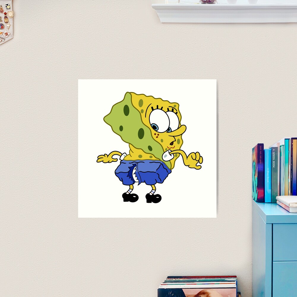 SpongeBob Monday Pants - Ryan RAT Tice - Drawings & Illustration,  Entertainment, Television, Cartoons - ArtPal