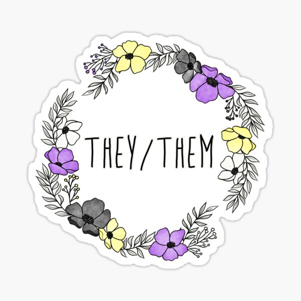 Item preview, They / Them - Nonbinary Flag designed and sold by autumn-leave.