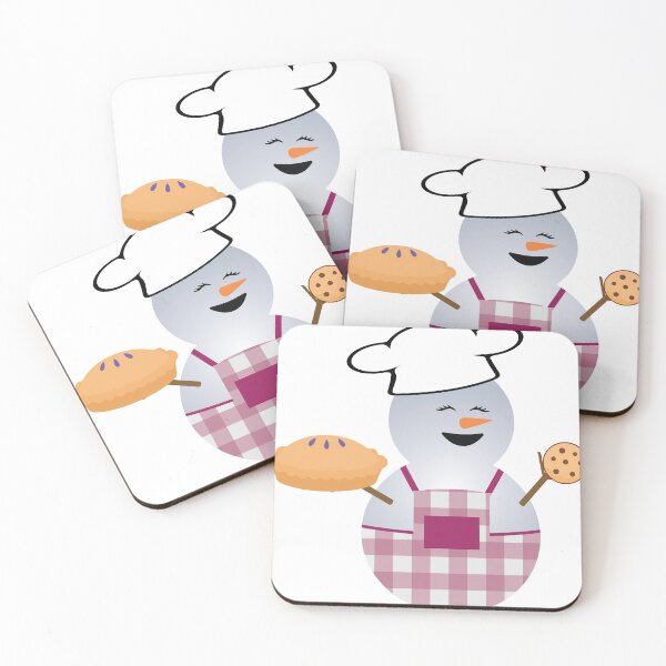 Item preview, snowman chef designed and sold by Gwenvell.