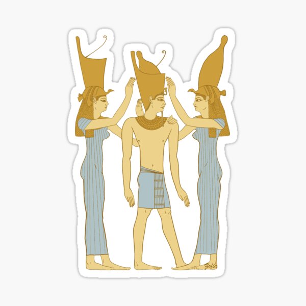 Ptolemy VIII from the Temple of Horus, Edfu Sticker