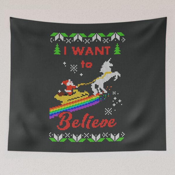 Item preview, Christmas - I Want To Believe designed and sold by Stressabite.