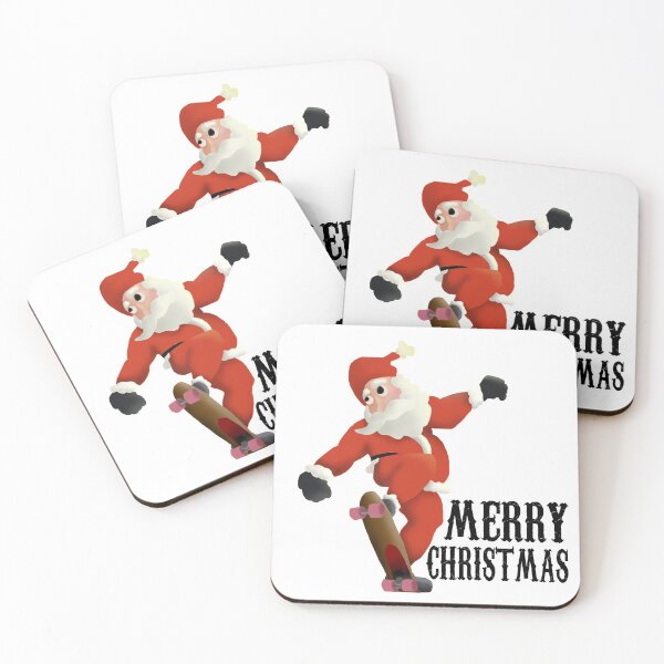 Item preview, Cute Santa riding his Skate designed and sold by Store Artilia.