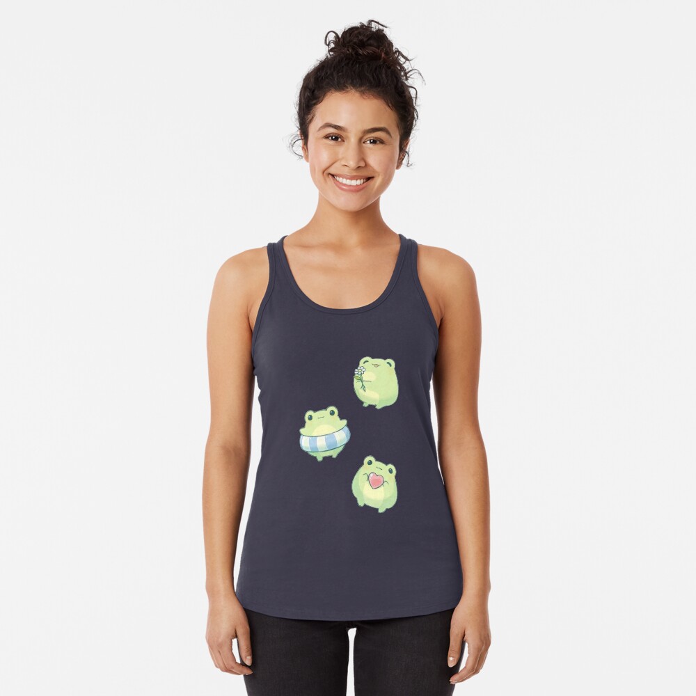 Vista previa del artículo con la obra «Camiseta con espalda nadadora», diseñado y vendido por mychickenugget9.