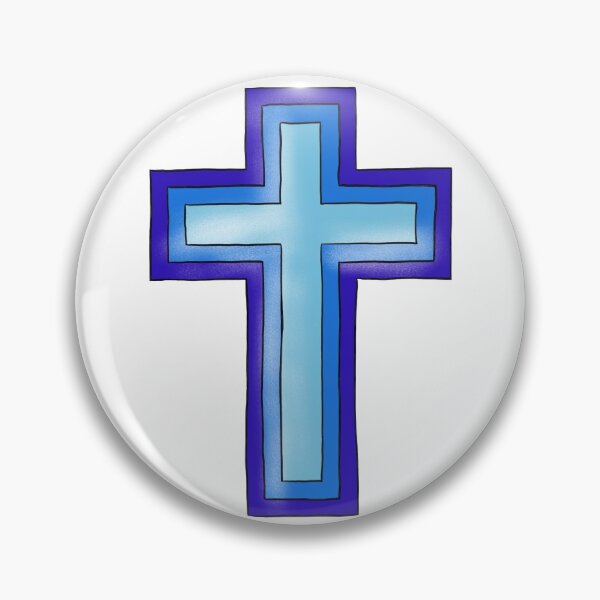 Item preview, Cruz de capas azules designed and sold by NeedlingGod.