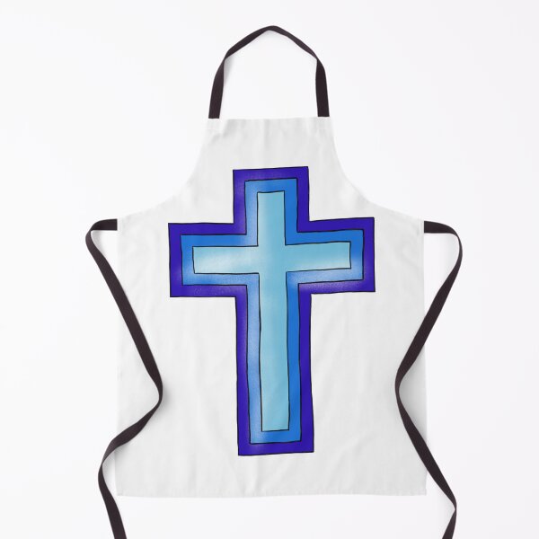 Artikelvorschau, Blaues geschichtetes Kreuz entworfen und verkauft von NeedlingGod.