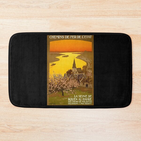 Item preview, retro classic ETA La Seine de Rouen au Havre poster designed and sold by CorasPosters.