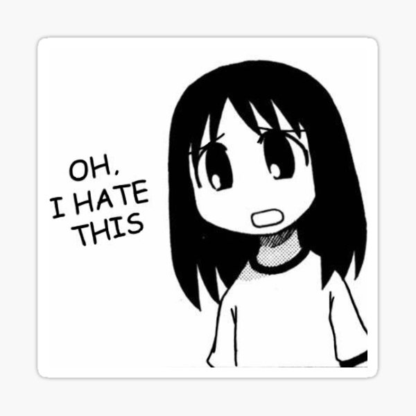 Item preview, Osaka - "I hate this" Manga Face Mask [2020 Update] designed and sold by AnimeKyuuto.