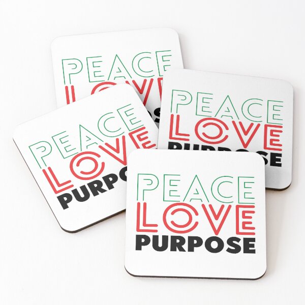 Item preview, Peace Love Purpose, Cool Statement designed and sold by OnPurposeMarket.