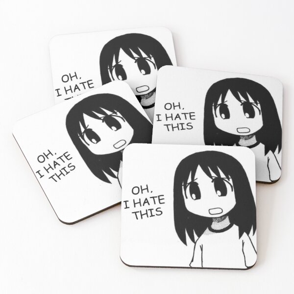 Artikelvorschau, Osaka - "Ich hasse diese" Manga-Gesichtsmaske [2020 Update] entworfen und verkauft von AnimeKyuuto.