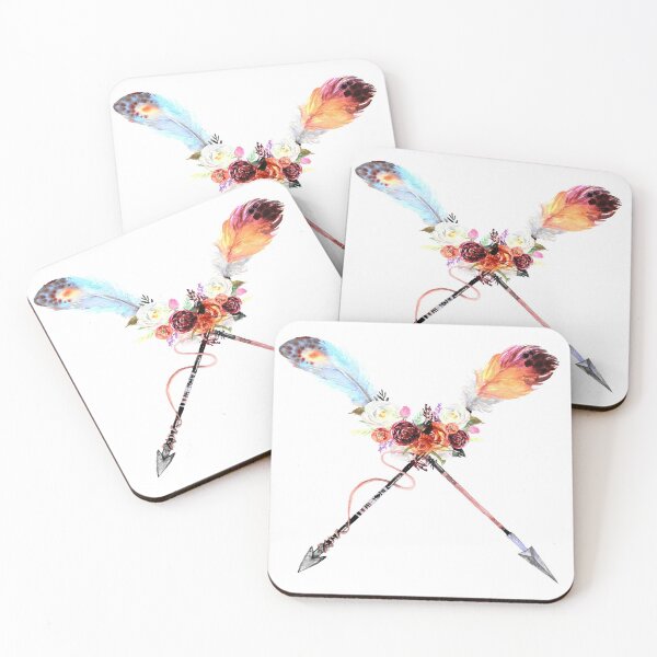 Item preview, Feathery flowery arrows designed and sold by Arinom.