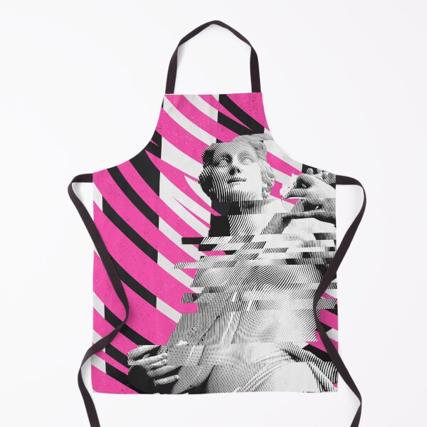 Item preview, Greek Statue | Sliced Linocut Graphics on Pink, Black & White Geometric Background designed and sold by ukoko.
