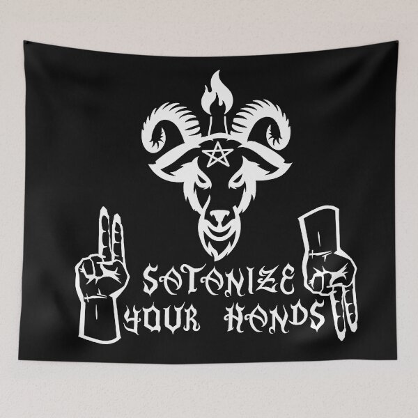 Item preview, Satanize your hands designed and sold by Zefkiel.