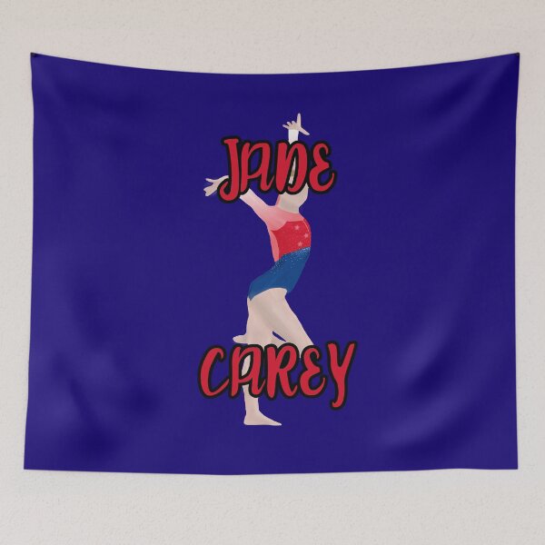 Item preview, Jade Carey Gymnastics Cartoon Art with Name designed and sold by Cherries4.