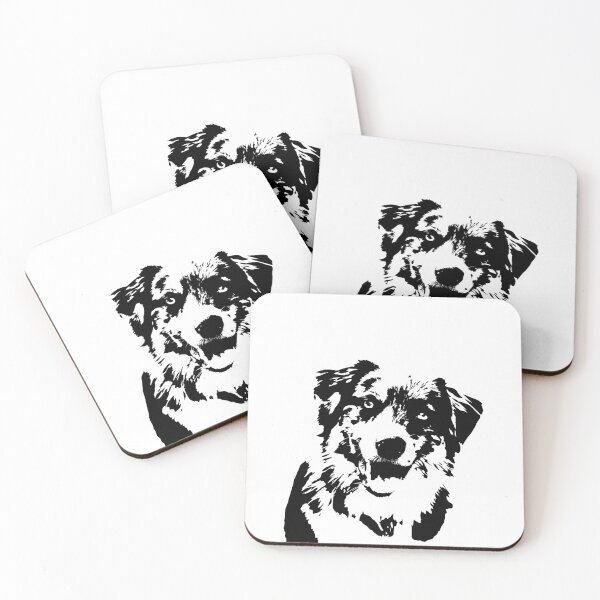 Item preview, Australian Shepherd Minimalist Dog designed and sold by Whoofster.