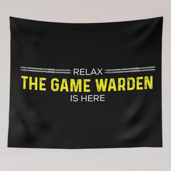 Item preview, Relax Game Warden is here designed and sold by Teelogic.