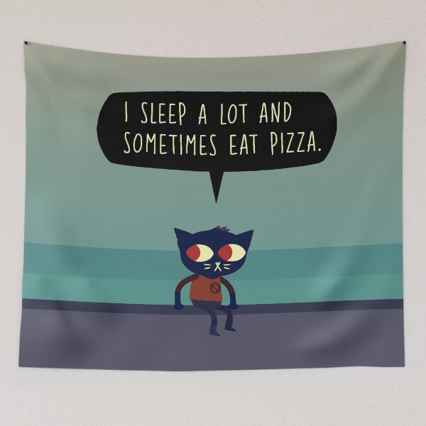 Item preview, Night In The Woods Pizza designed and sold by katemargoli.