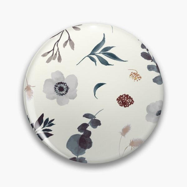 Artikelvorschau, Aquarell-Anemonen-und Grün-Muster entworfen und verkauft von Dottadesigns.